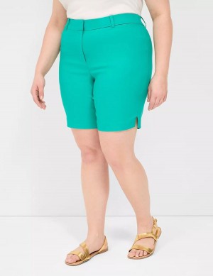 Lane Bryant 4-Season Bermuda Women Shorts Light Turquoise | JTK2160YC