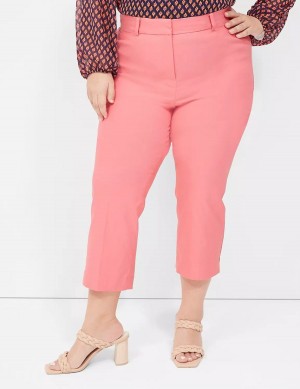 Lane Bryant 4-Season Slim Capri Women Pants Coral | LNO7130EW