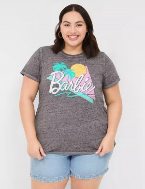 Lane Bryant Barbie Graphic Tee Women T Shirts Grey | TPU3217AW