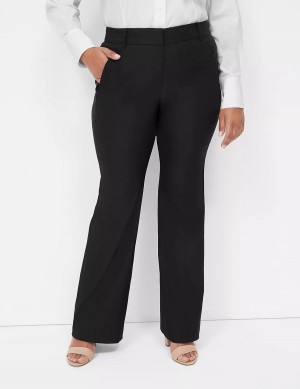 Lane Bryant Boot 4-Season Women Pants Black | CZB5967WG