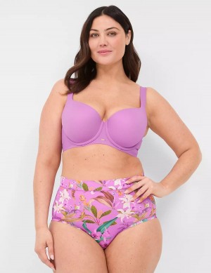 Lane Bryant Comfort Bliss Full Women Briefs Purple | TPX9769CJ