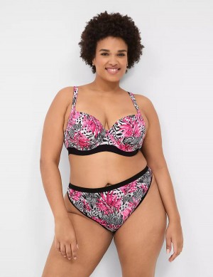 Lane Bryant Crush Microfiber French Women Briefs Pink | MQX9471ZH