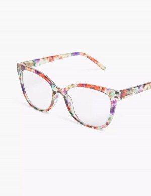 Lane Bryant Floral Cateye Reading Women Glasses Multicolor | CGA8229UT