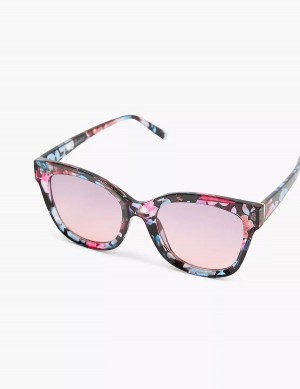 Lane Bryant Floral Print Cateye Women Sunglasses Multicolor | QXW2012QY