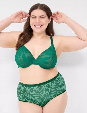 Lane Bryant Invisible Lace Backsmoother Full Coverage Women Bralettes Dark Green | BMY4549HI