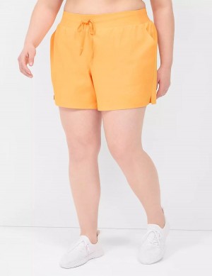 Lane Bryant LIVI Stretch Woven Women Shorts Orange | UCA1545VH