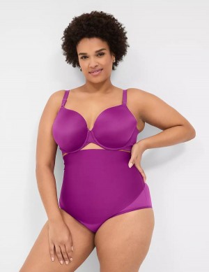 Lane Bryant Level 2 Totally Smooth Ultra High-Waist Women Briefs Purple | VZG8455HF