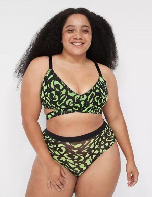 Lane Bryant Mesh Crossover Strappy Women Bralettes Green | GRA610TG