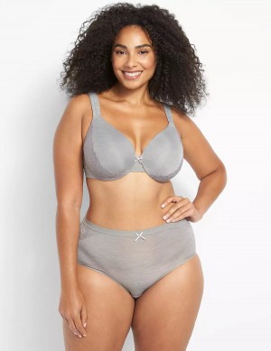 Lane Bryant No-Show Full Women Briefs Grey | HXU7226HE