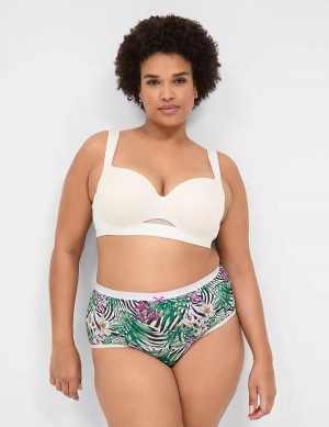 Lane Bryant No-Show Full Women Briefs White | QGC4758UG