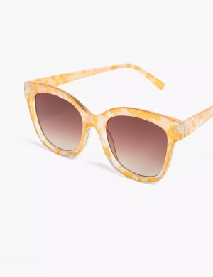 Lane Bryant Orange Cateye Women Sunglasses Orange | OHU9410XJ