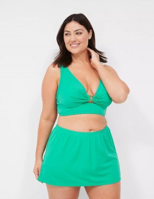 Lane Bryant Side Slit Swim Women Skirts Turquoise | XZQ984OX