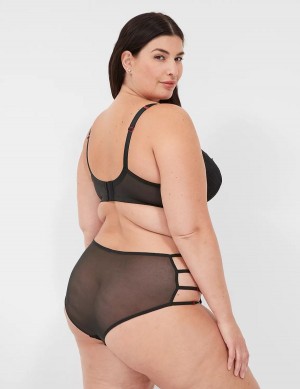 Lane Bryant Strappy Brief Women Briefs Black | FEA2217XY