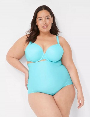 Lane Bryant Totally Smooth Lightly Lined Full Coverage Women Bralettes Turquoise | HLP8888DW