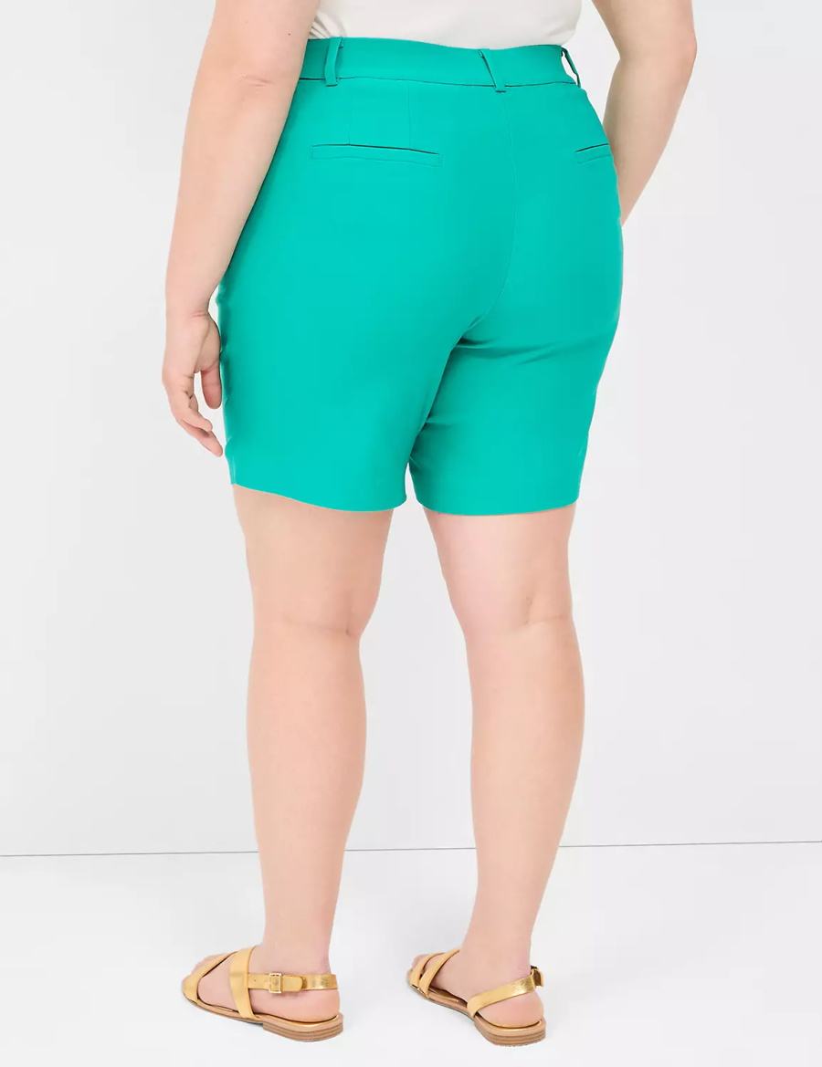 Lane Bryant 4-Season Bermuda Women Shorts Light Turquoise | JTK2160YC