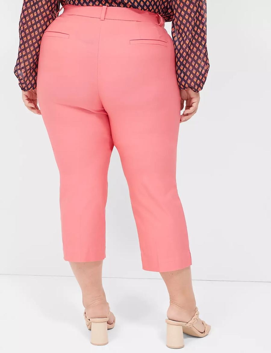 Lane Bryant 4-Season Slim Capri Women Pants Coral | YWK2680KX