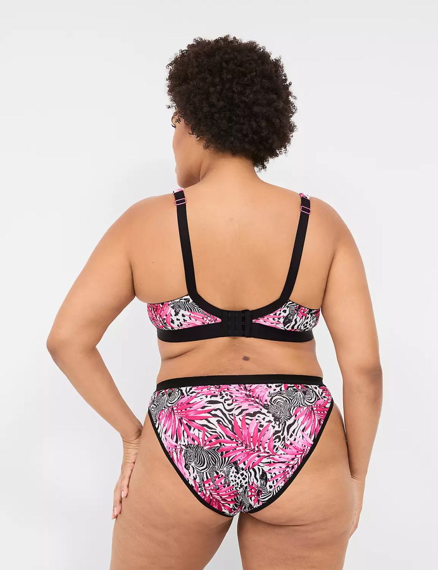 Lane Bryant Boost Women Balconette Bra Pink | LXK8897EB