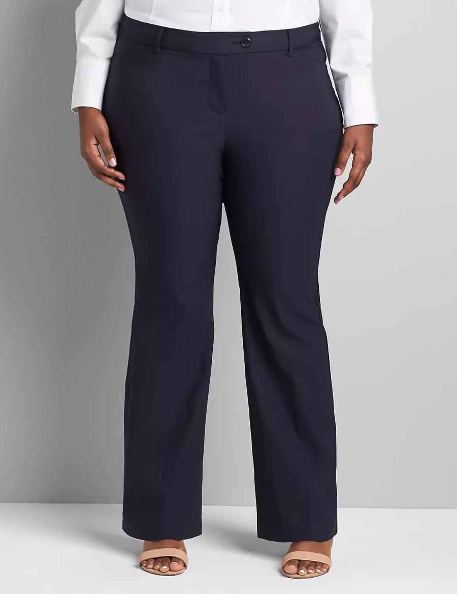 Lane Bryant Boot 4-Season Women Pants Blue | QEY543LE