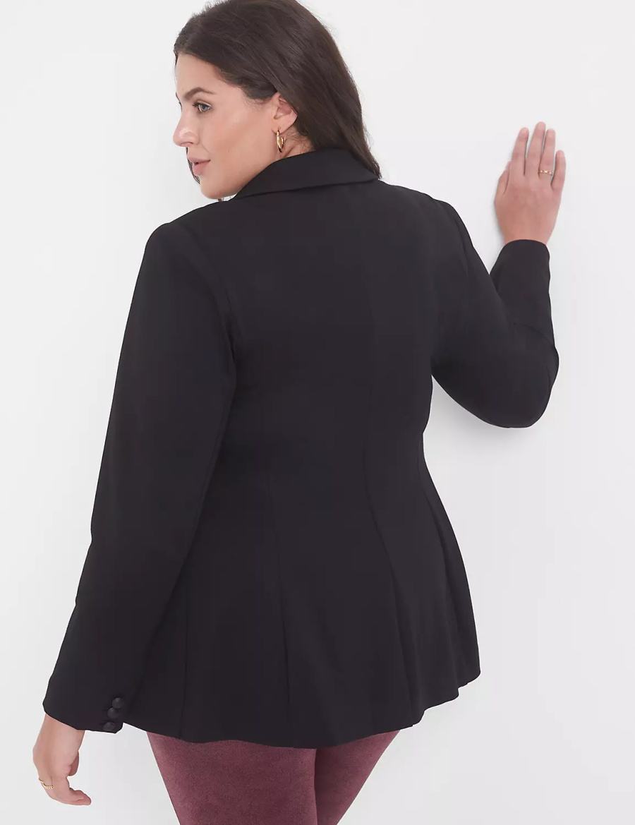 Lane Bryant Bryant Women Blazers Black | QIW6026CX