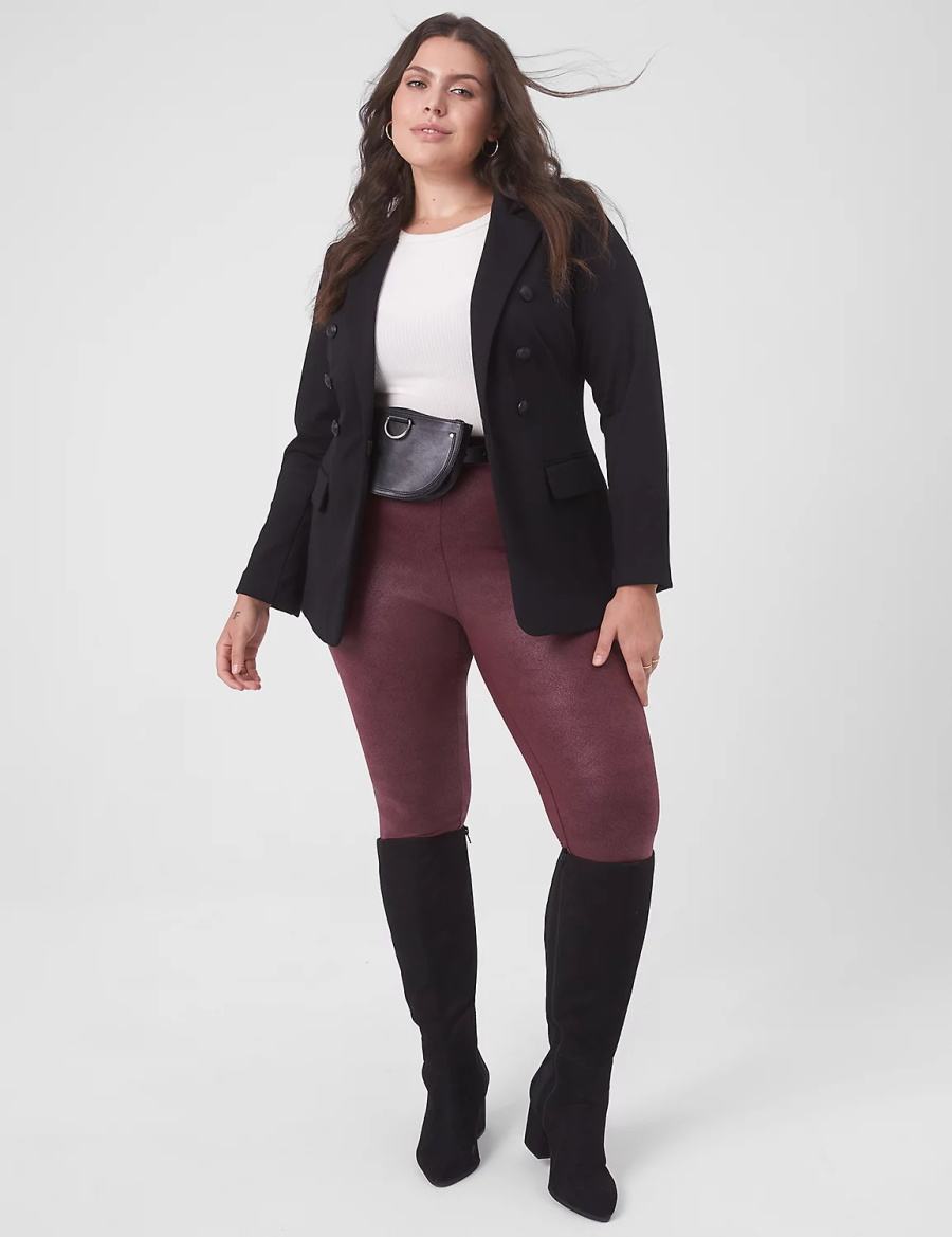 Lane Bryant Bryant Women Blazers Black | QIW6026CX