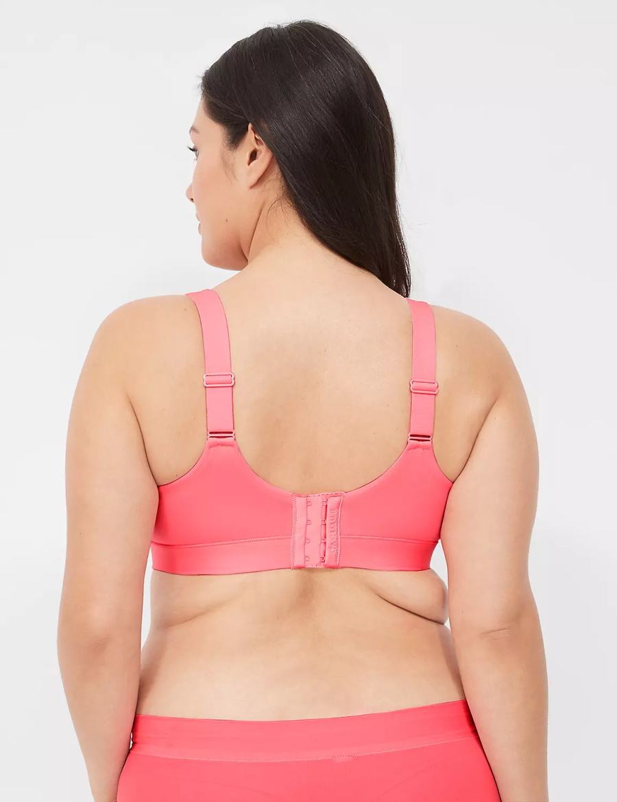 Lane Bryant Comfort Bliss Lightly Lined Women Balconette Bra Pink | QGK8430JB