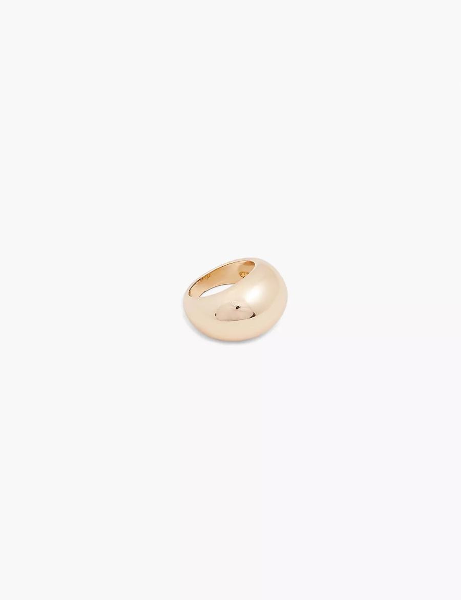 Lane Bryant Demi-Fine Dome Women Rings Gold | BTB9287MI