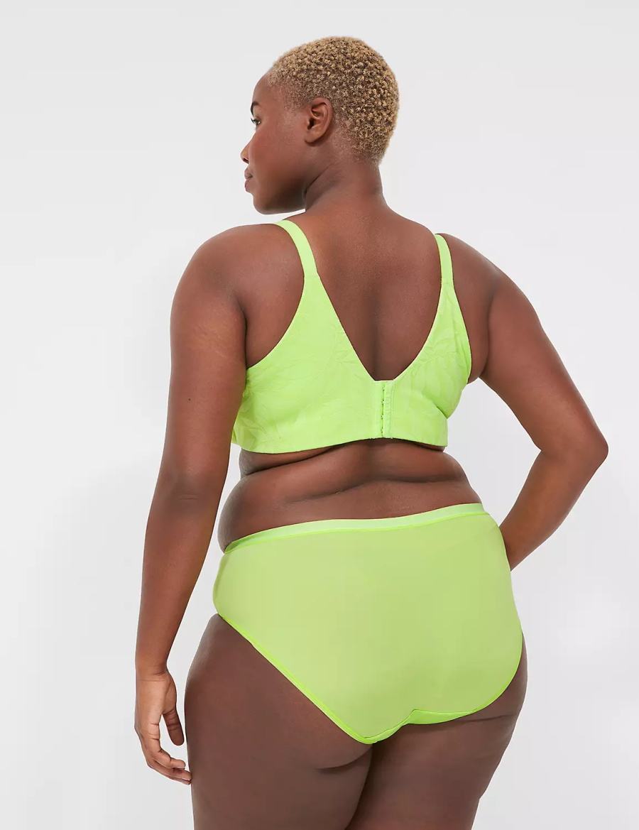 Lane Bryant Invisible Lace Backsmoother Full Coverage Women Bralettes Green | FUS87WG