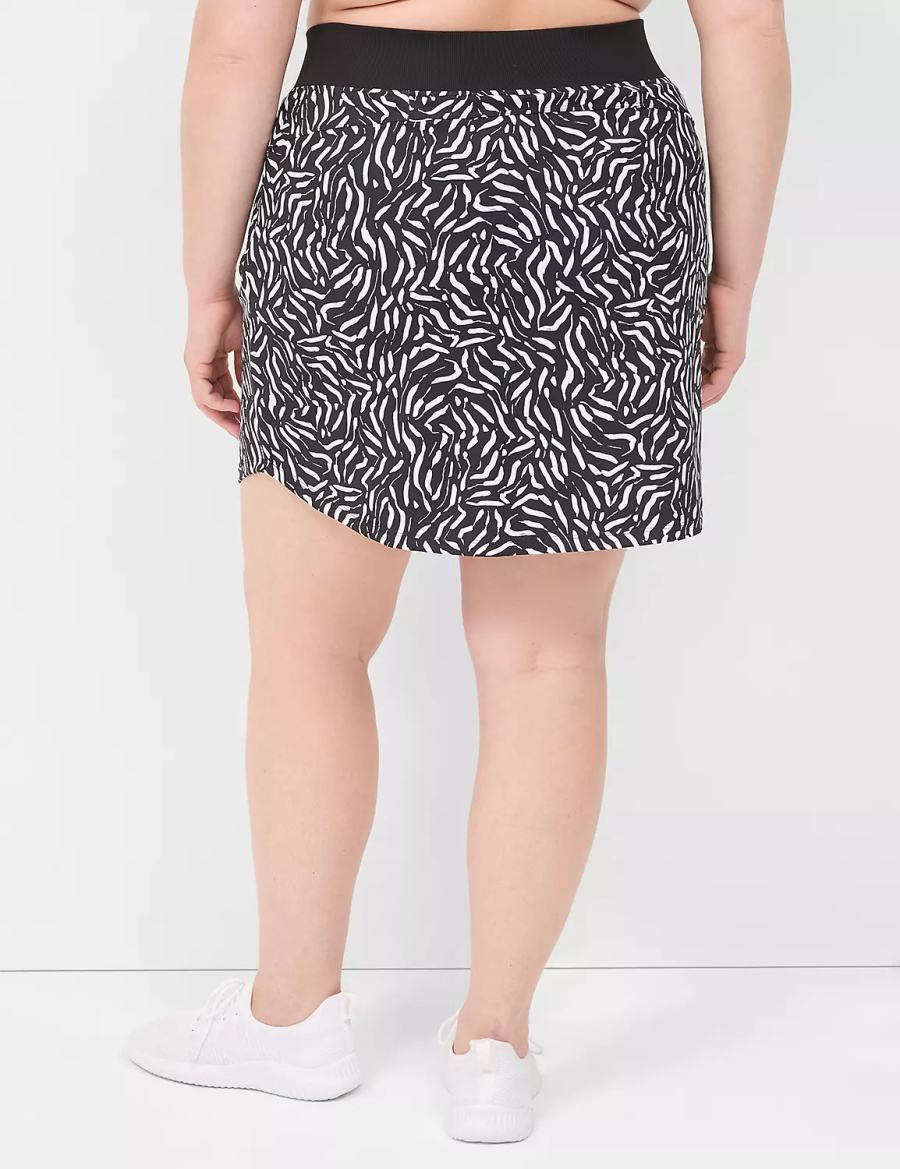 Lane Bryant LIVI Knit Women Shorts Black | CFO6077GO