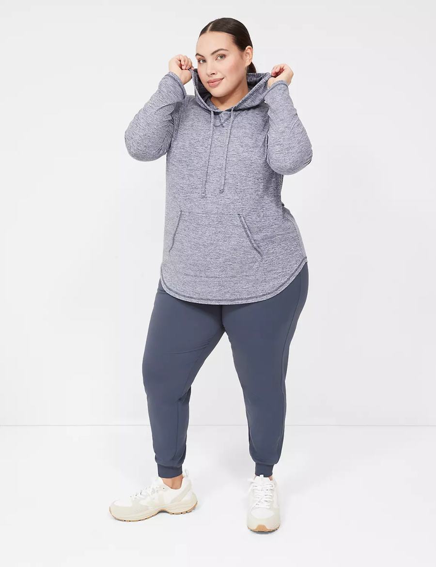 Lane Bryant LIVI Long-Sleeve Recycled LIVI Soft Women Hoodie Navy | LDI3997RW