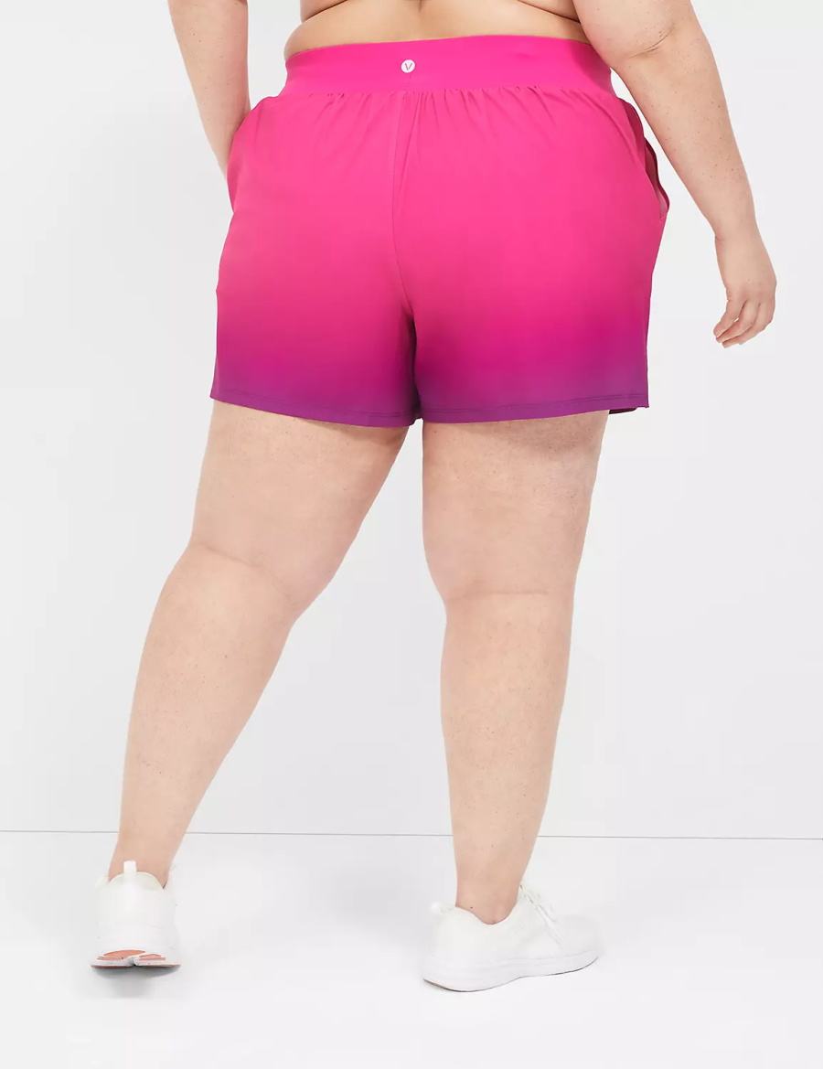 Lane Bryant LIVI Stretch Woven Women Shorts Pink | QLS5362VS