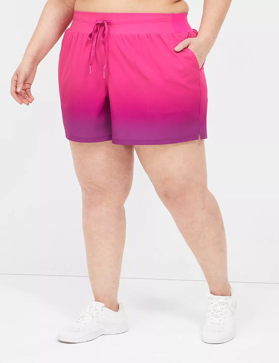 Lane Bryant LIVI Stretch Woven Women Shorts Pink | QLS5362VS