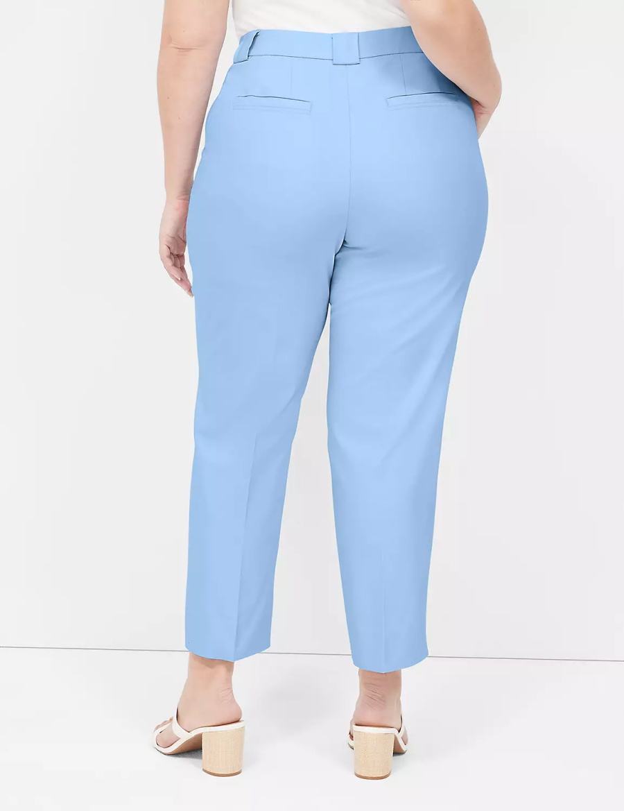 Lane Bryant Modern Straight Ankle Women Pants Blue | XWT10076BT