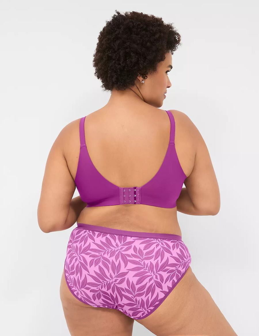 Lane Bryant No-Show Women Hipster Panty Purple | NUQ2392FC