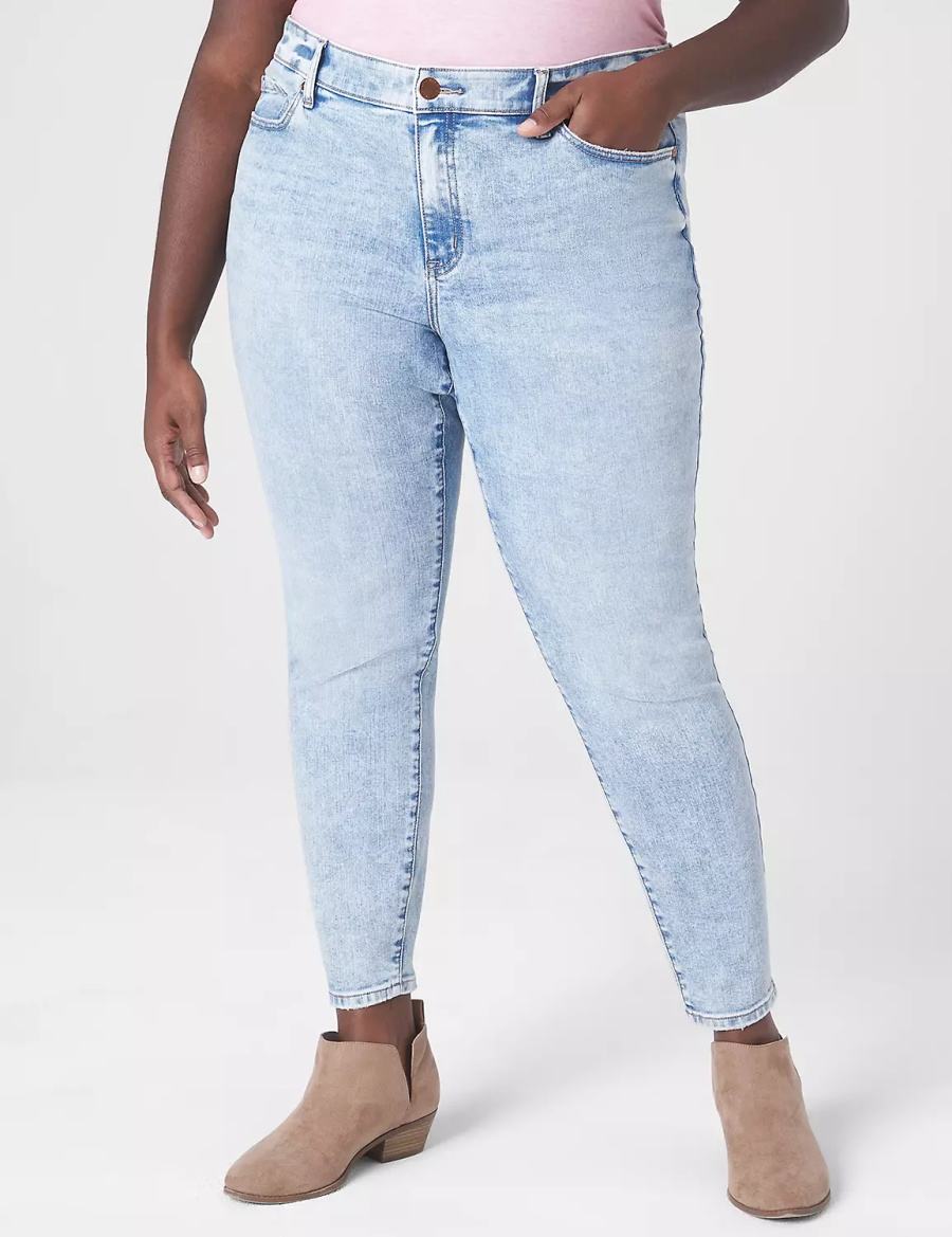 Lane Bryant Signature Fit Skinny Women Jeans Light Blue | DXC2241UH