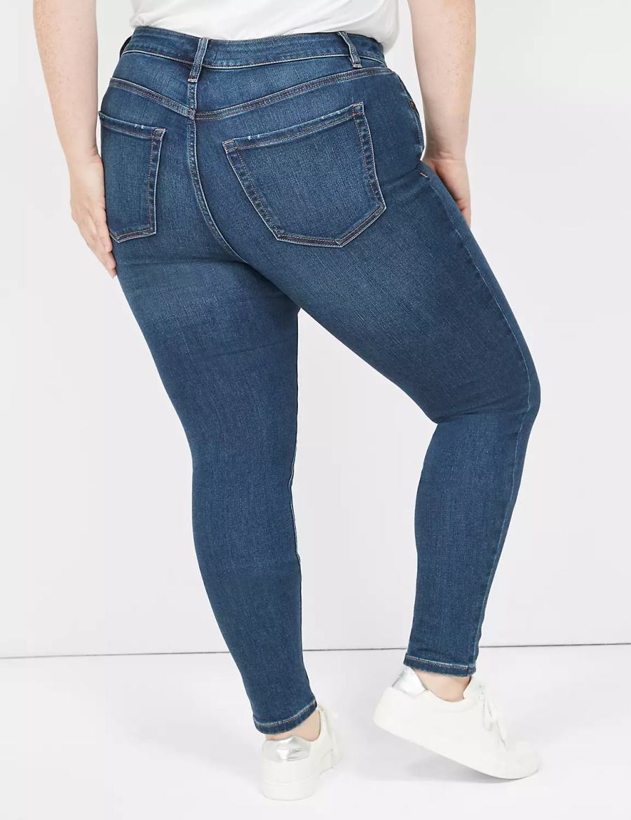 Lane Bryant Signature Fit Skinny Women Jeans Blue | THT1548TI