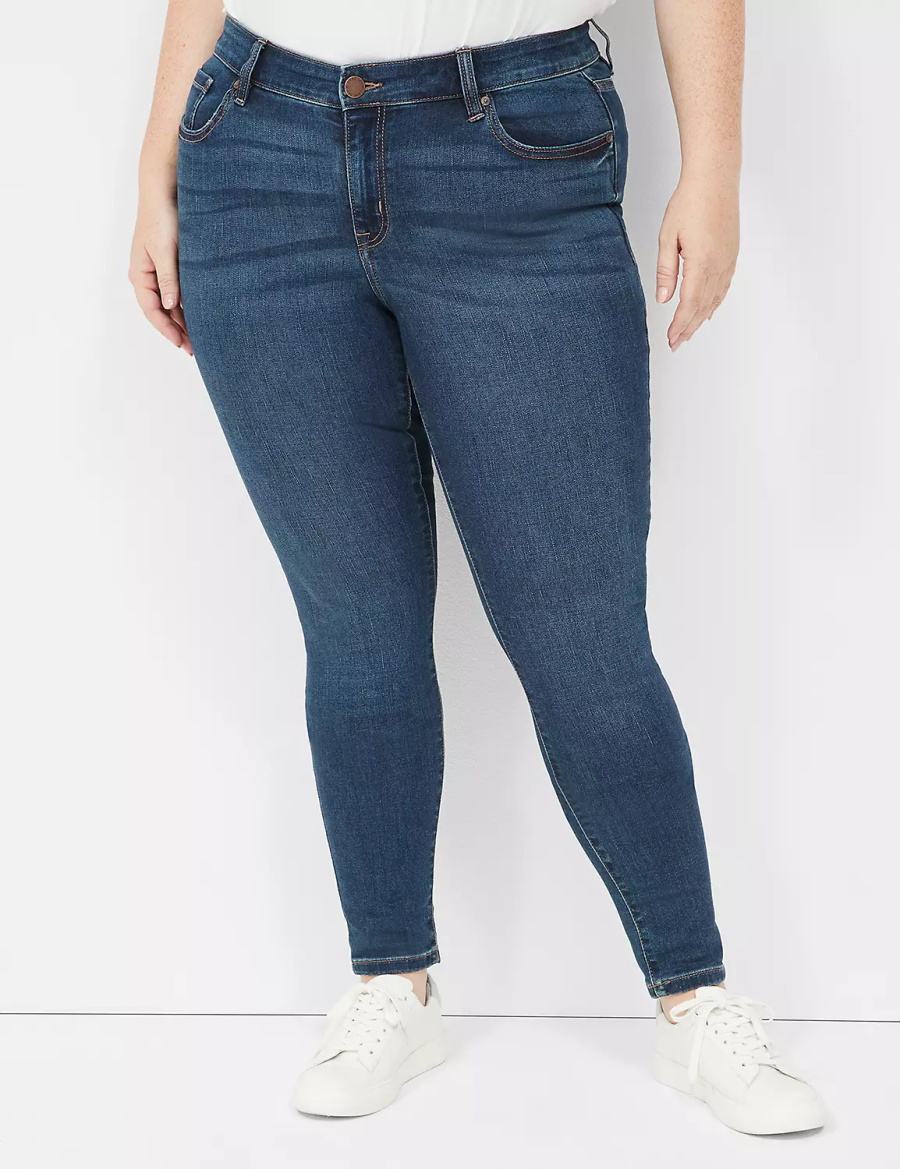 Lane Bryant Signature Fit Skinny Women Jeans Blue | THT1548TI