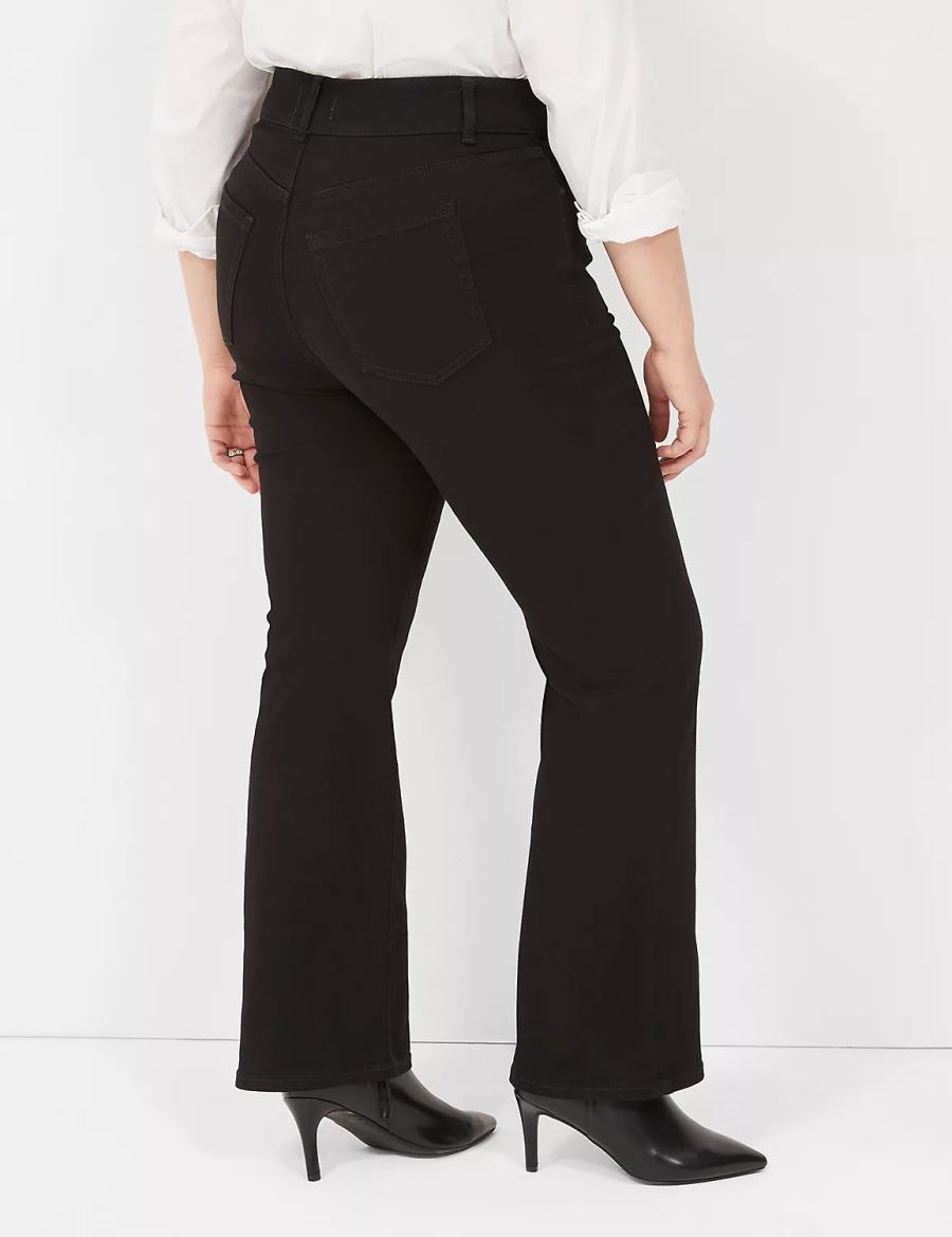 Lane Bryant Tighter Tummy High-Rise Boot Women Jeans Black | CXF7024JL