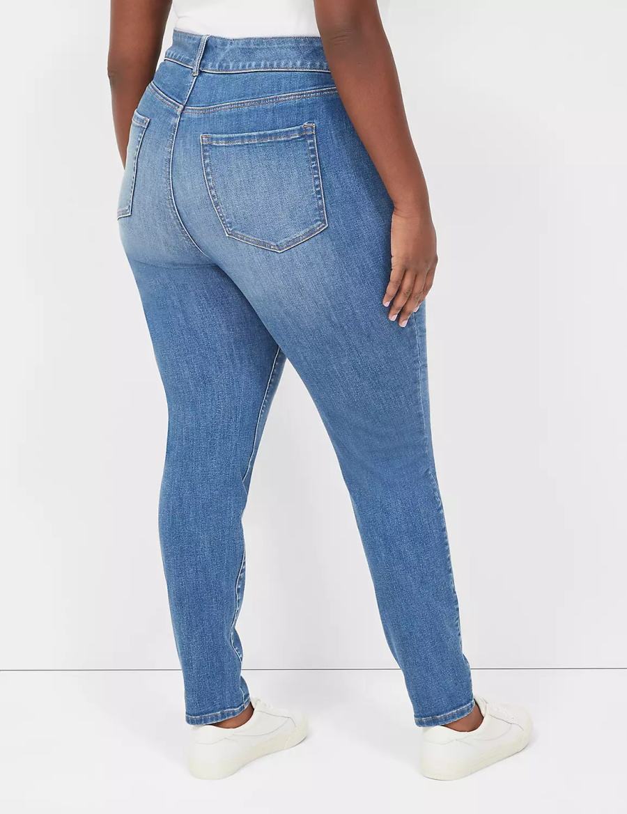 Lane Bryant Tighter Tummy High-Rise Skinny Women Jeans Blue | JJC1897PS