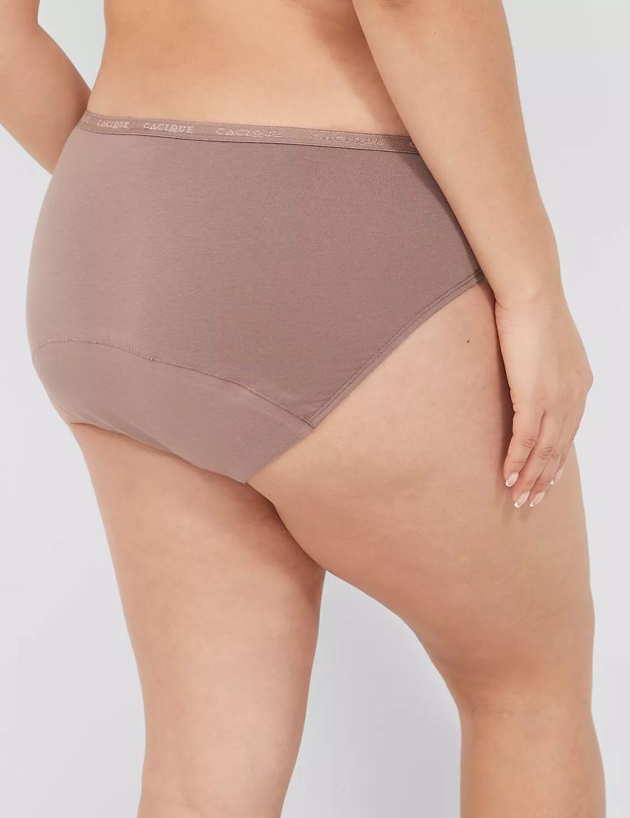 Lane Bryant Total Confidence Women Hipster Panty Deep Grey Brown | QVS8028CT