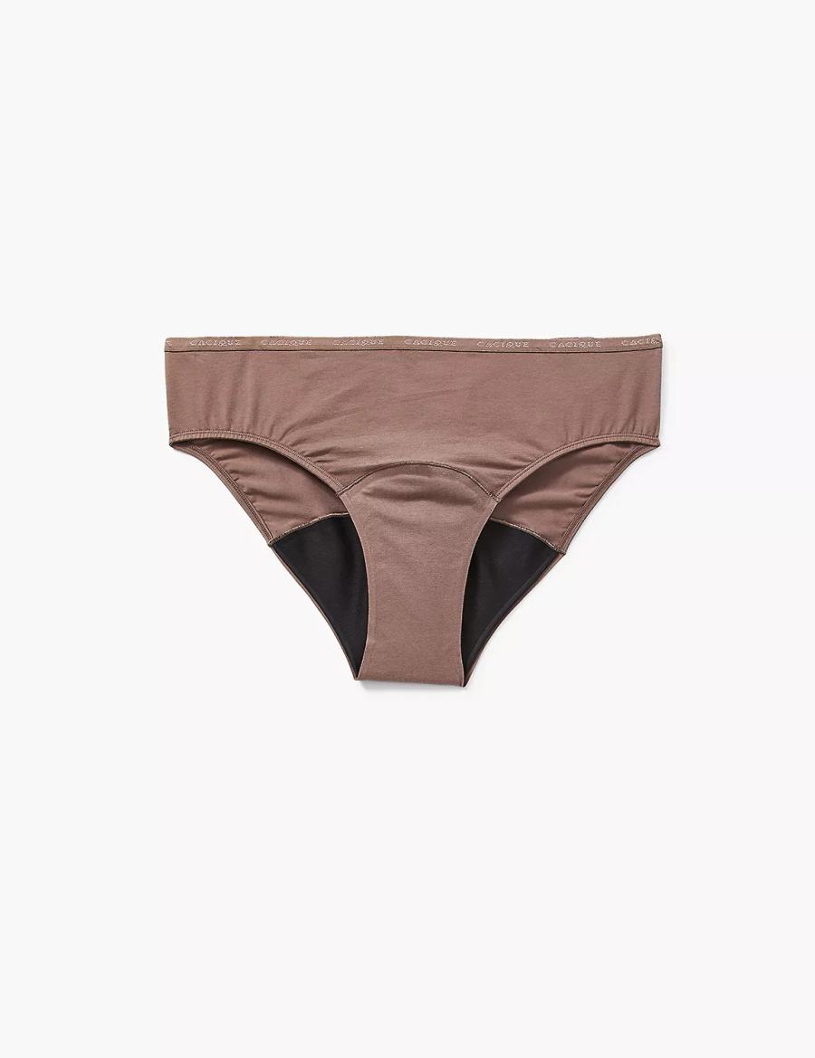 Lane Bryant Total Confidence Women Hipster Panty Deep Grey Brown | QVS8028CT