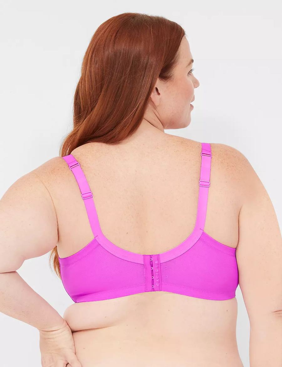 Lane Bryant Unlined with Lace Women Balconette Bra Light Purple | ATJ3354MM